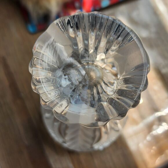 Novelette Precious Lead Crystal Vase With Over 24% PbO Beyer Made In W. Germany - Picture 7 of 12